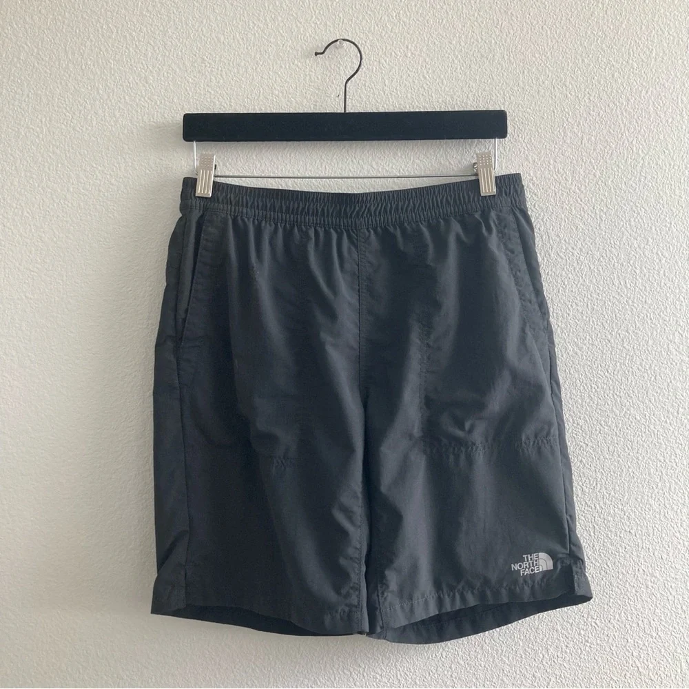 The North Face Pull On Adventure Short Asphalt Grey Hiking Ripstop Nylon Outdoor